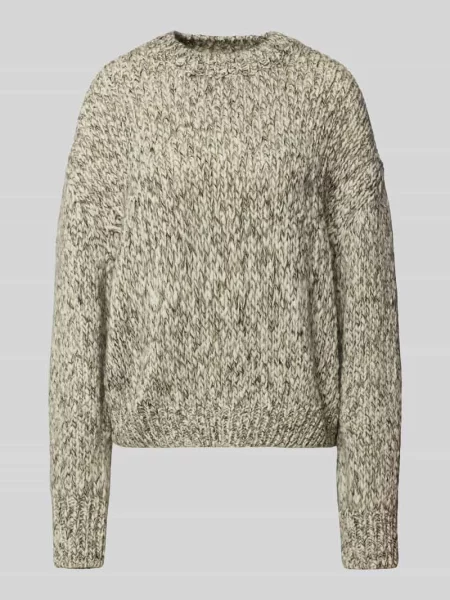 Sweter z dzianiny o luźnym kroju z mieszanki wełny z alpaki Marc O'polo Denim czarny