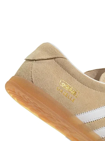 Sneakerși Adidas Gazelle din piele cu dungi argintiu