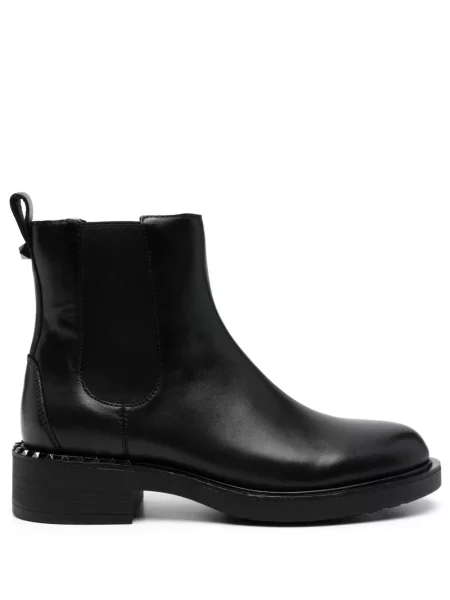 Botine Ash din piele negru