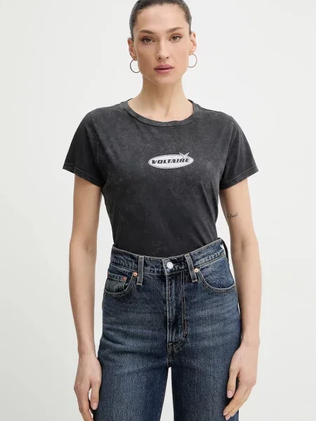 Zadig&Voltaire tričko šedé
