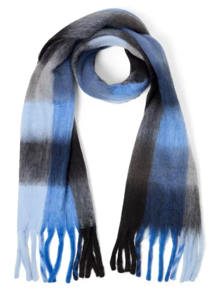 Marie Lund Szalik Kobiety ONE SIZE niebieski