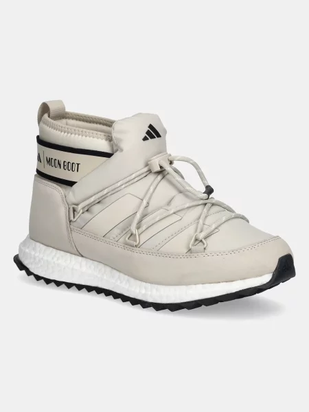 Snehule adidas x Moon Boot béžová