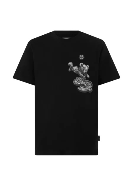 Ursuleț de pluș tricou Philipp Plein negru