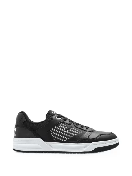 Sneakerși Ea7 Emporio Armani cu imagine negru