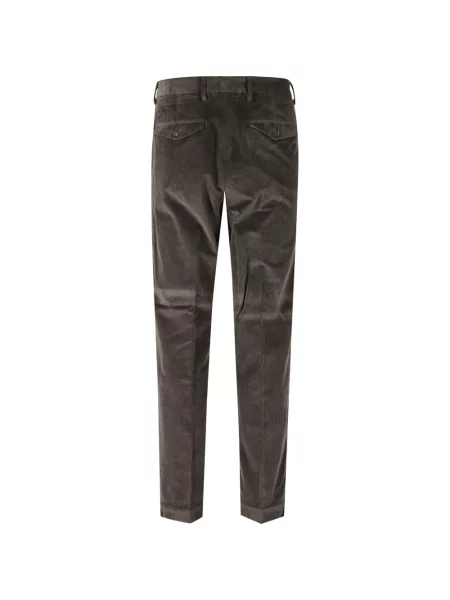 Pantaloni Seventy de catifea cord gri