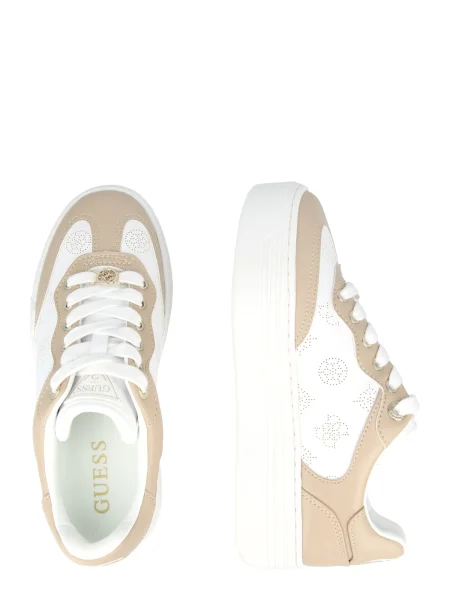 Sneakerși Guess alb