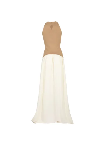 Rochie maxi Solid & Striped cu dungi tricotate
