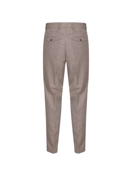 Pantaloni Seventy în carouri maro