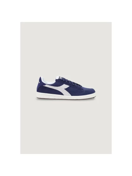 Pantofi Diadora din piele de căprioară albastru