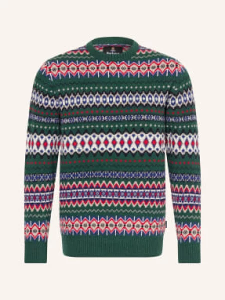 Barbour Sweter Case gruen zielony