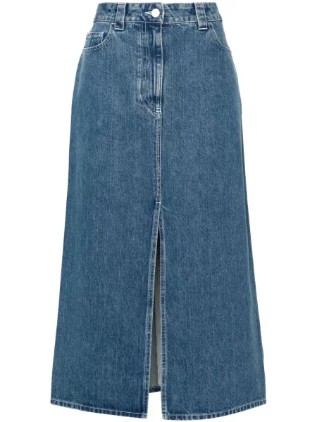 Fustă din denim Sunnei albastru