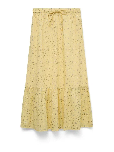 VERO MODA Fustă VMTRINE pastel / verde / mov liliachiu galben