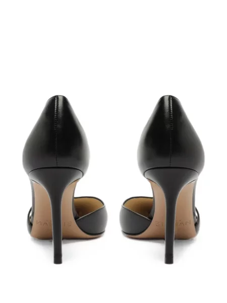 Pantofi cu toc Alexandre Birman cu bretele negru
