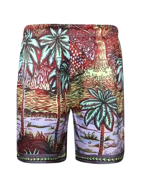 Kupaće gaće Vlisco Dialogues s printom crvena