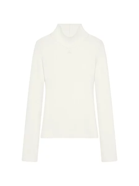 Pulover Courreges cu autograf alb