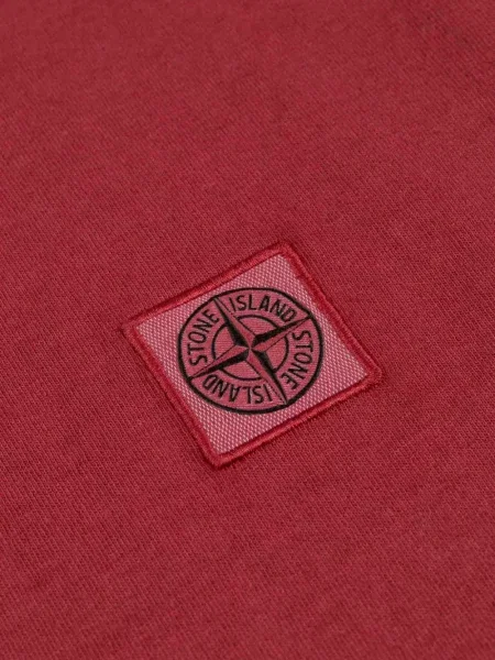 Dětské tričko Stone Island červené