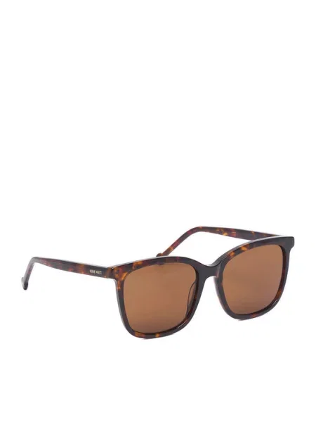 Okulary przeciwsłoneczne Nine West brązowe
