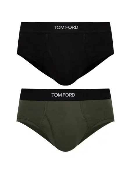 Chiloți multipac Tom Ford cu autograf negru