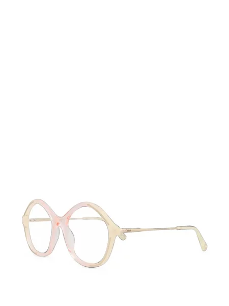 Ochelari de soare Chloé Eyewear cu imprimeu geometric roz