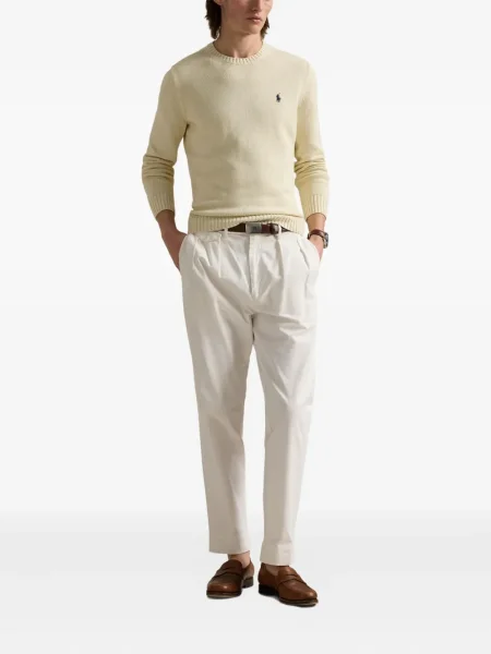 Fular Polo Ralph Lauren plisat tricotate cu imagine albastru