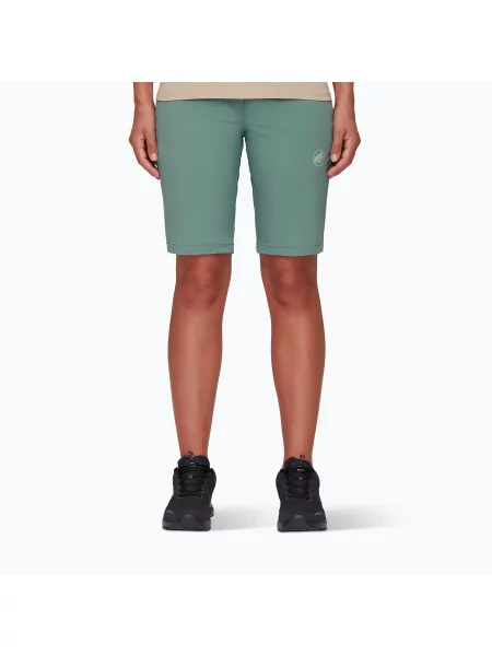 Trekingové šortky Runbold Roll Cuff green značky Mammut zelené