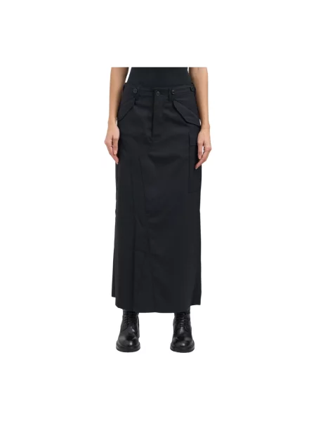 Spódnica Junya Watanabe wełniana czarna