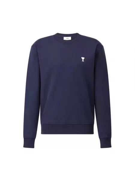 Bluza Ami Paris z logo fioletowa