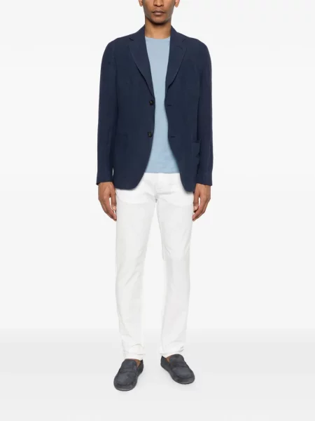 Blugi Emporio Armani cu autograf alb