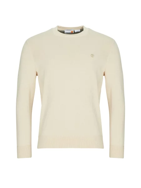 Bombažen pulover Timberland bež