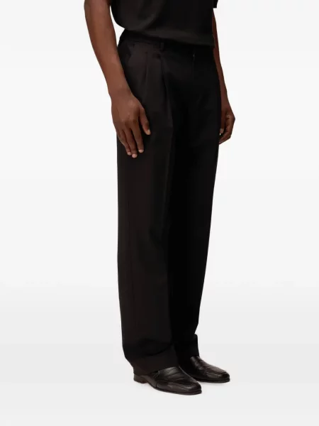 Pantaloni Retori de lână negru