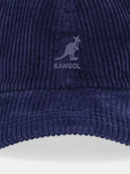 Kangol czapka z daszkiem EARFLAP granatowy