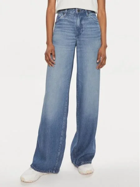 Wrangler Blugi World Wide Wide Leg albastru