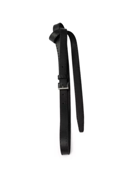Cu centură curea Prada din piele negru