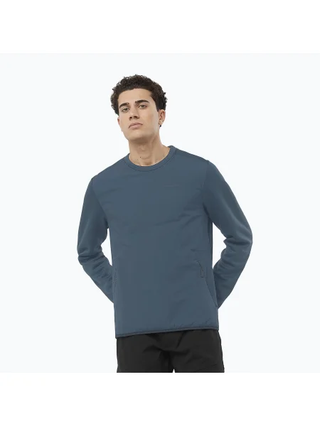 Мъжко яке за трекинг Salomon Outline Hyb Warm midnight синьо