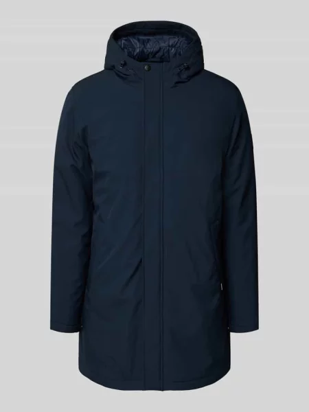 Parka o kroju regular fit z kapturem model ‘Madeston’ Matinique granatowa