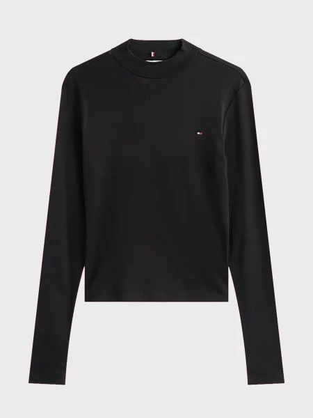 Лонгслів Tommy Hilfiger чорний
