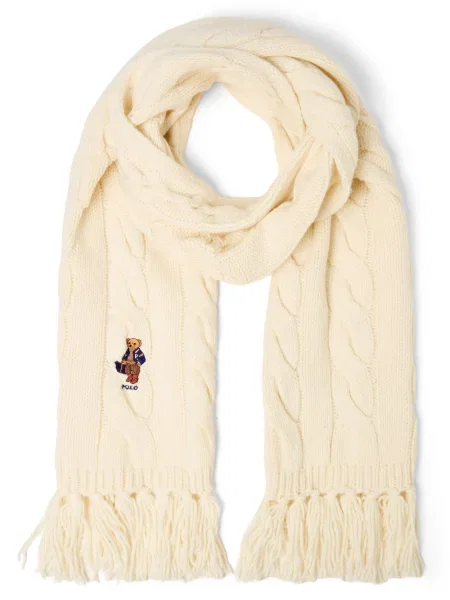 Polo Ralph Lauren Szalik Kremowy biała