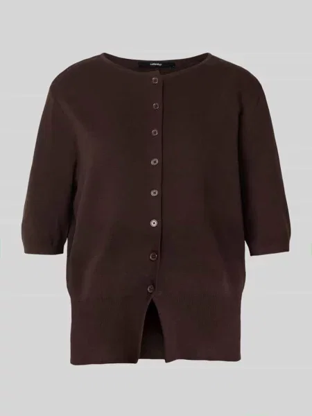 Kardigan rozpinany z mieszanki z rękawem o dł. model „Tinala” Someday