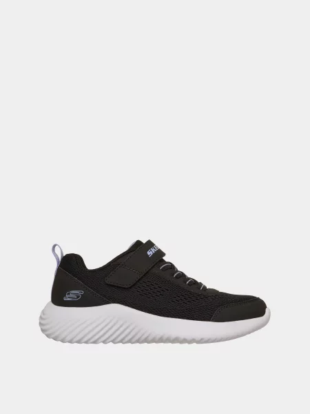 Дитячі Кросівки повсякденні Skechers BOUNDER текстиль/штучна шкіра чорний