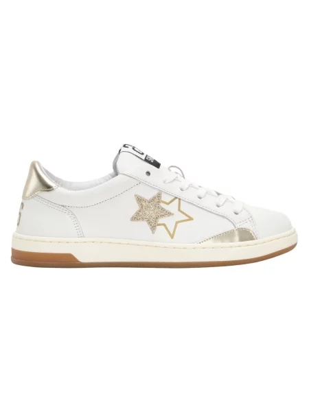 Sneakersy 2star zamszowe białe