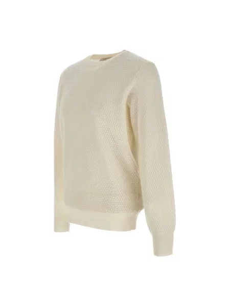 Sweter Kangra wełniany biały
