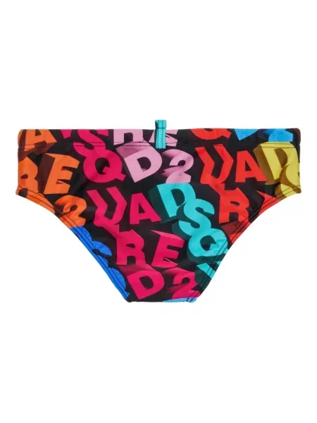 Kąpielówki dziecięce Dsquared2 czarne