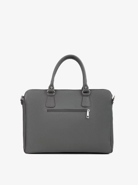 Кожаная сумка Regina Notte серая