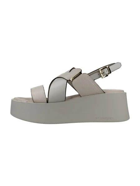 Pantofi Stonefly cu imagine bej