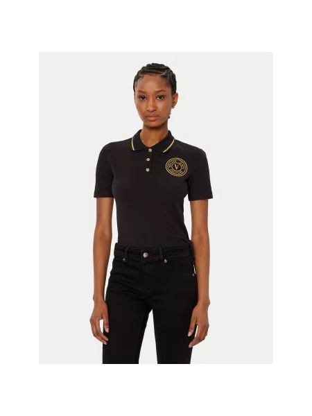 Поло Versace Jeans Couture черное