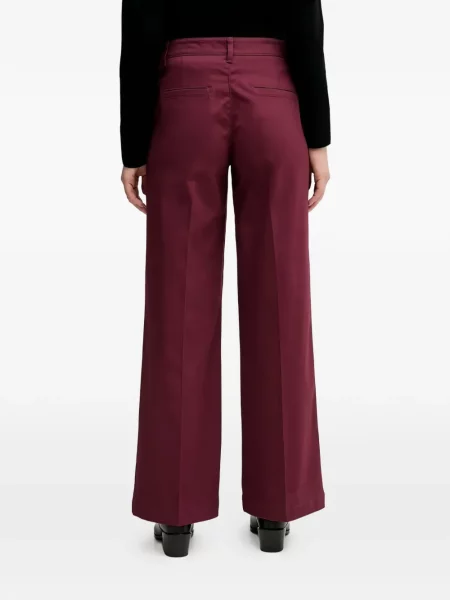 Pantaloni croiți Sisley roșu