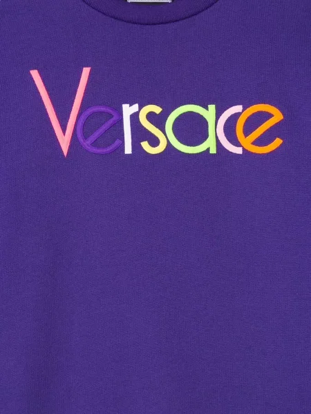 Koszulka dziecięca Versace fioletowa
