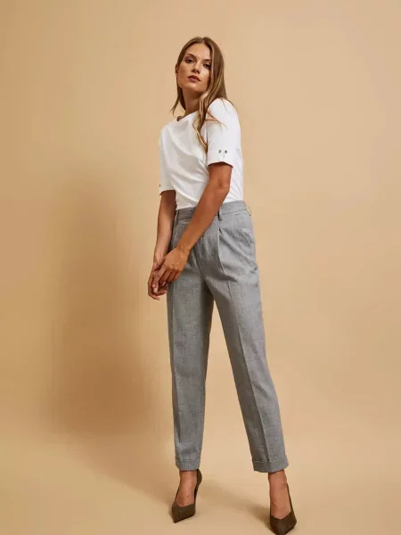 Nohavice Marisse biela