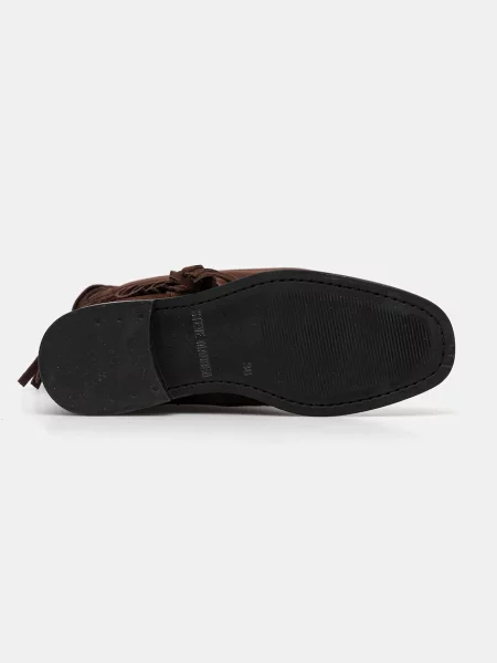 Замшевые сапоги Steve Madden коричневые