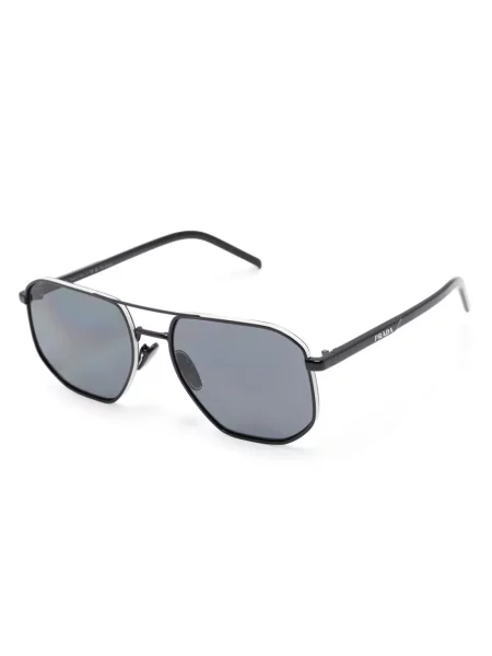 Ochelari de soare Prada Eyewear cu imprimeu geometric negru